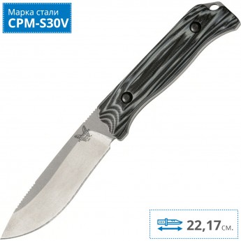 Нож BENCHMADE 15001-1 SADDLE MOUNTAIN SKINNER