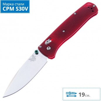Нож BENCHMADE BUGOUT BMCU535-SS-S30V-G10-RED